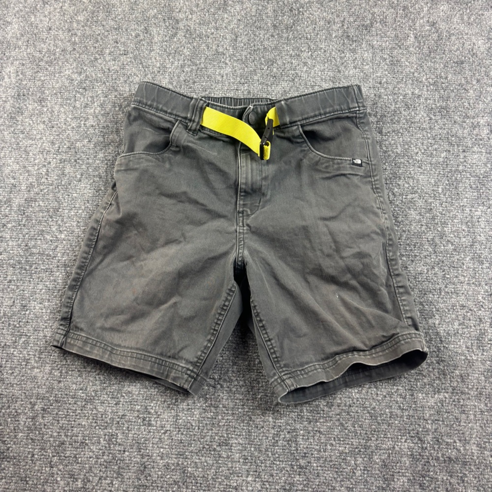 THE NORTH FACE Boys Grey Khaki Shorts w/Belt size: Large 14/16